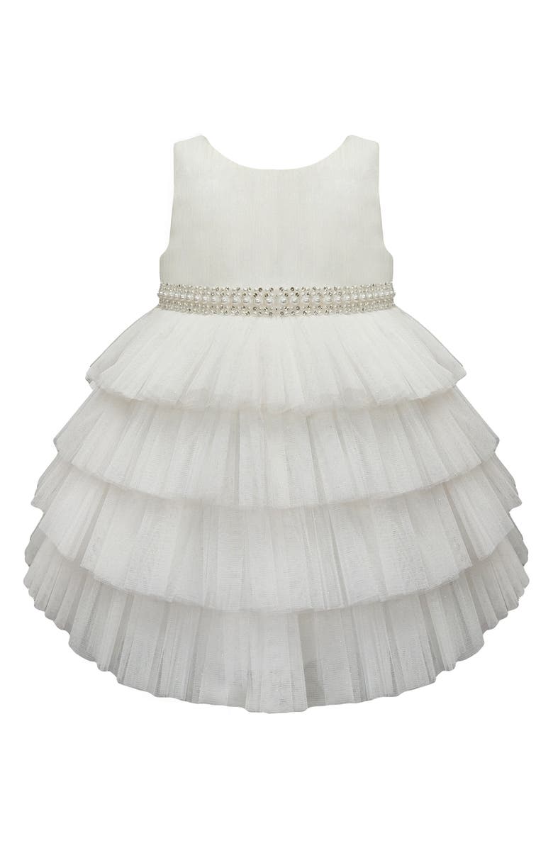 AMERICAN PRINCESS Ruffle Tiered Party Dress, Main, color, 