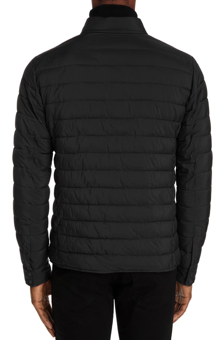 Quilted Waterproof Nylon Jacket (Fiber Lined)