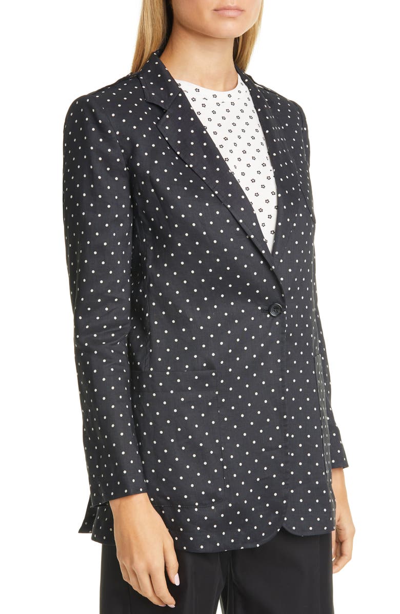 Max Mara Pittore Polka Dot Jacket, Alternate, color,