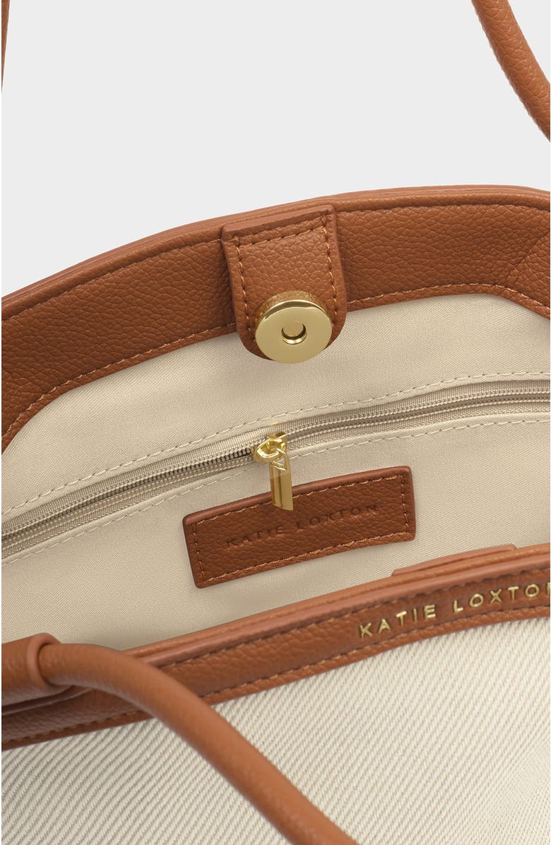 Katie Loxton Florence Mini Tote Bag, Alternate, color, Cognac