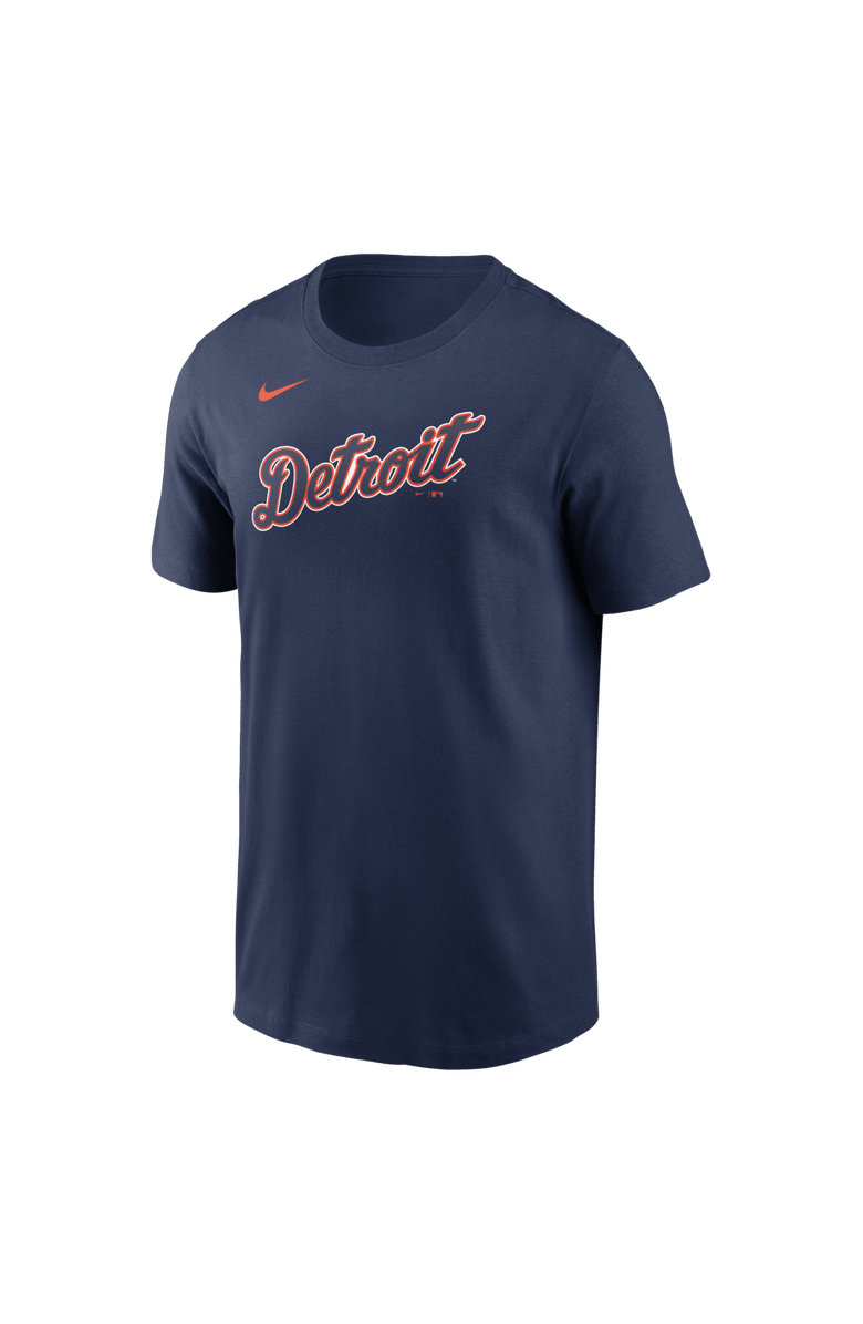 Nike Men's Nike  Navy Detroit Tigers Alternate Wordmark T-Shirt, Alternate, color, Navy