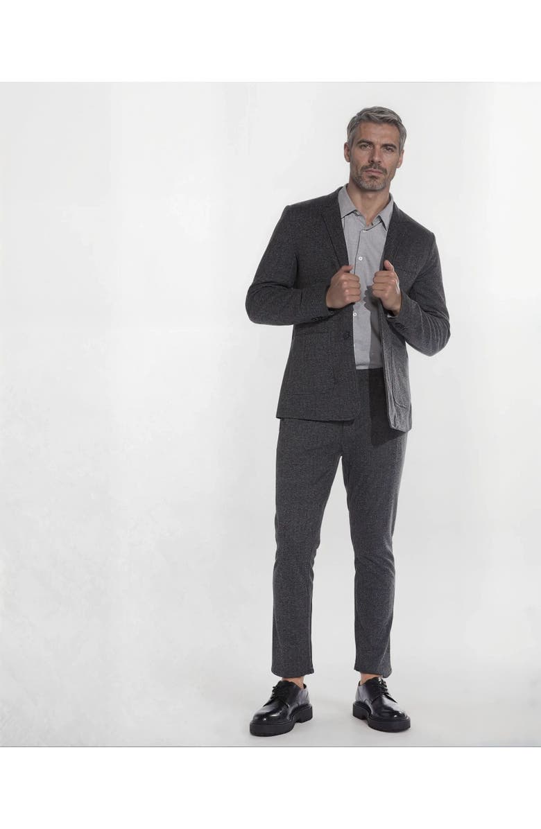 Ledger & Ford Cazadero Herringbone Knit Blazer, Alternate, color,