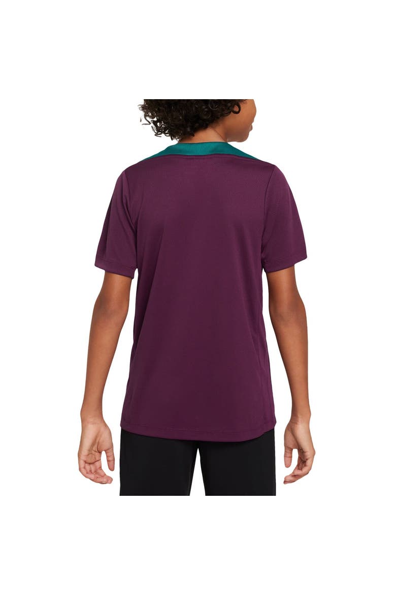 Youth Nike  Burgundy Paris Saint-Germain 2024/25 Strike Training Performance Top, Alternate, color, Burgundy