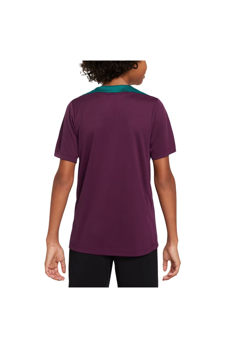 Nike Youth Nike Burgundy Paris Saint-Germain 2024/25 Strike Training Performance Top, Alternate, color, Burgundy
