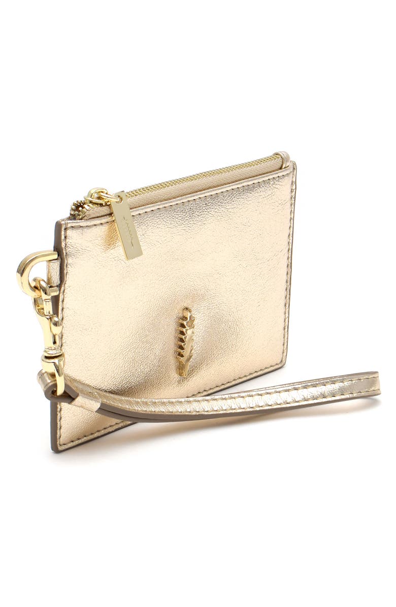 Thacker Kali Wristlet Pouch, Alternate, color, Light Gold