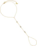 BY ADINA EDEN Multishape CZ Station Hand Chain