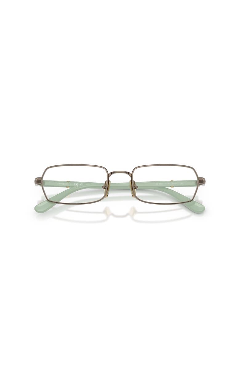 Vogue Eyewear 51mm Irregular optical glasses, Alternate, color, Beige