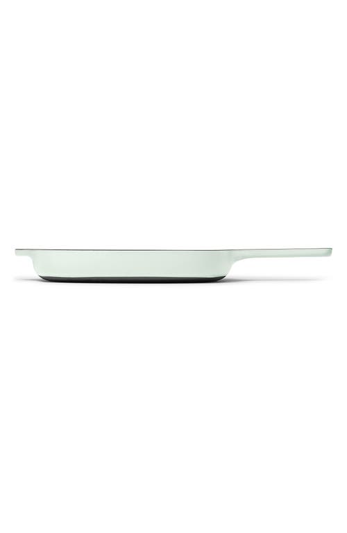 Caraway 10.5-inch Enameled Cast Iron Grill Pan In Mist