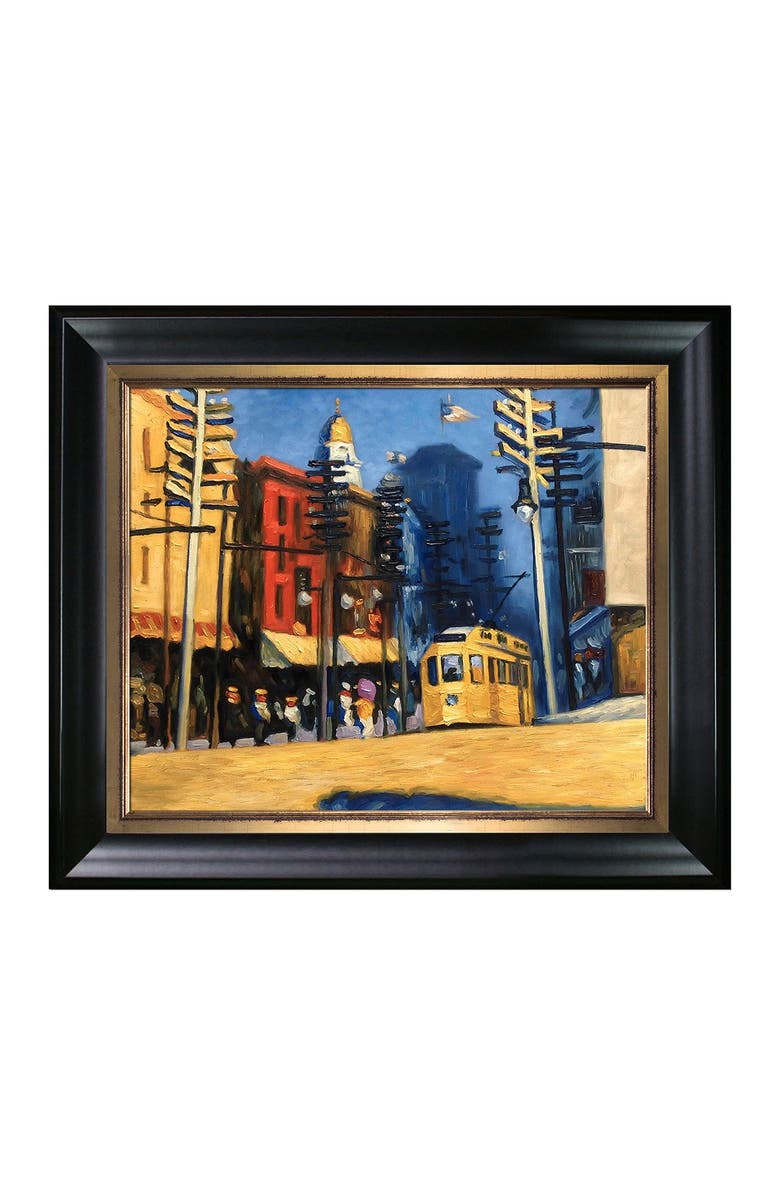OVERSTOCK ART Yonkers, 1916 by Edward Hopper Framed Hand Painted Oil Reproduction, Main, color,