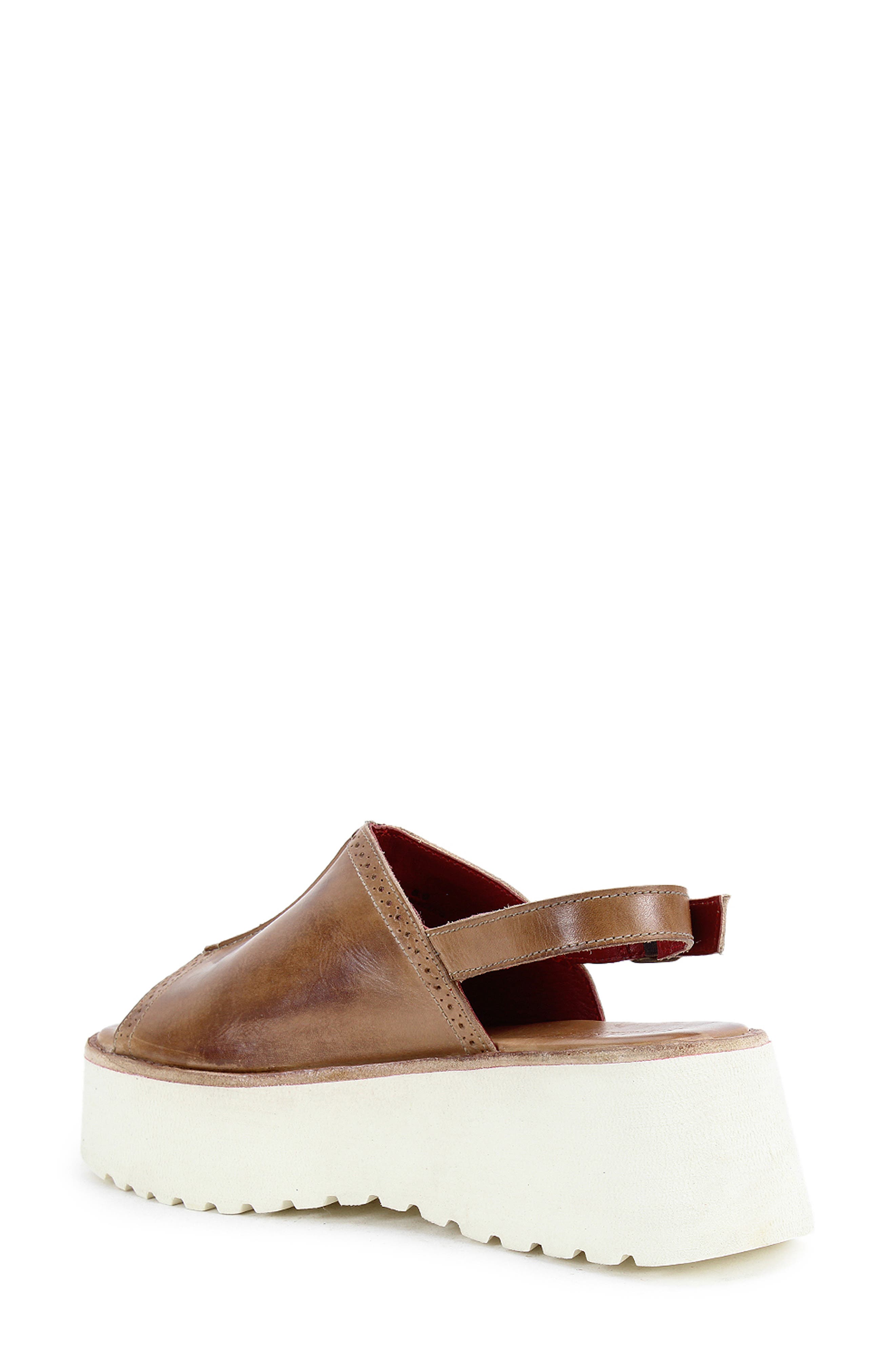 Library Platform Sandal, Alternate, color, TAN RUSTIC