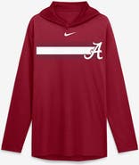 Nike Men's Nike Crimson Alabama Crimson Tide Primetime Pattern Tri-Blend Dri-FIT Long Sleeve Hooded T-Shirt