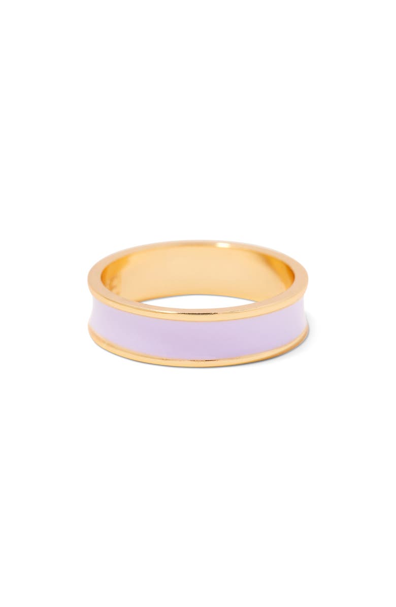 Brook and York Madison Enamel Ring, Alternate, color, Gold/Lavender