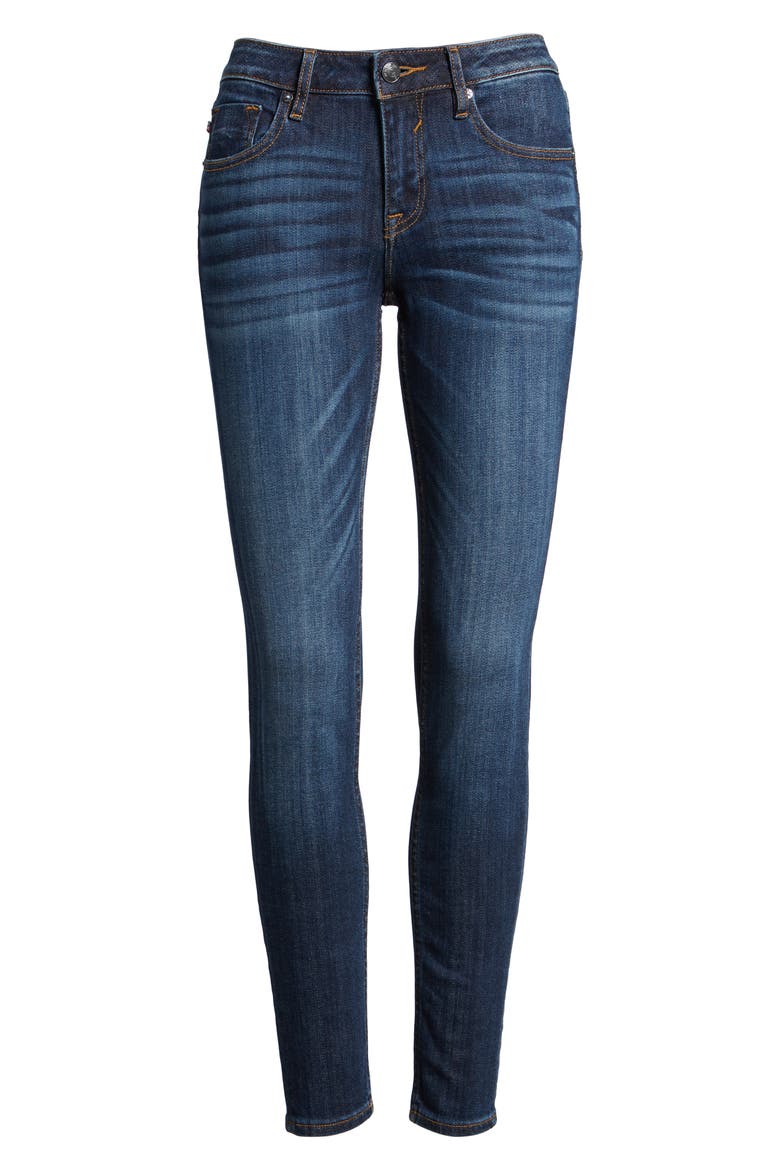 Jagger Skinny Jeans, Alternate, color, DARK WASH