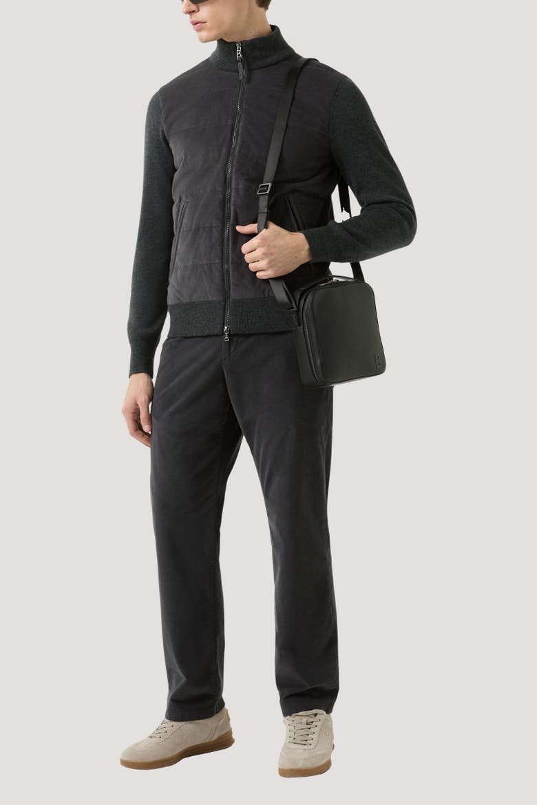 Zisco Hybrid Knit Jacket, Alternate, color, Anthracite