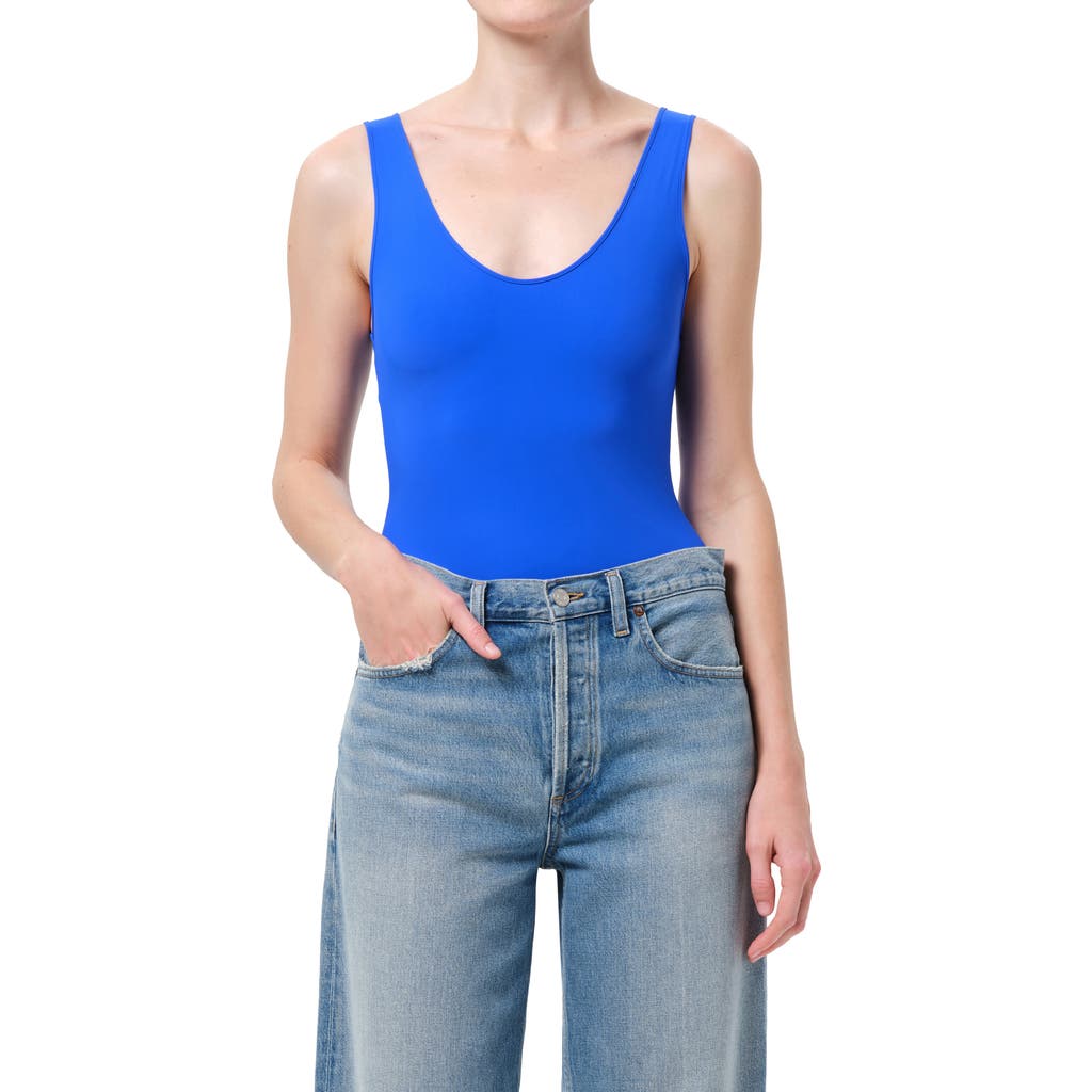 Agolde Tora Bodysuit In Blue