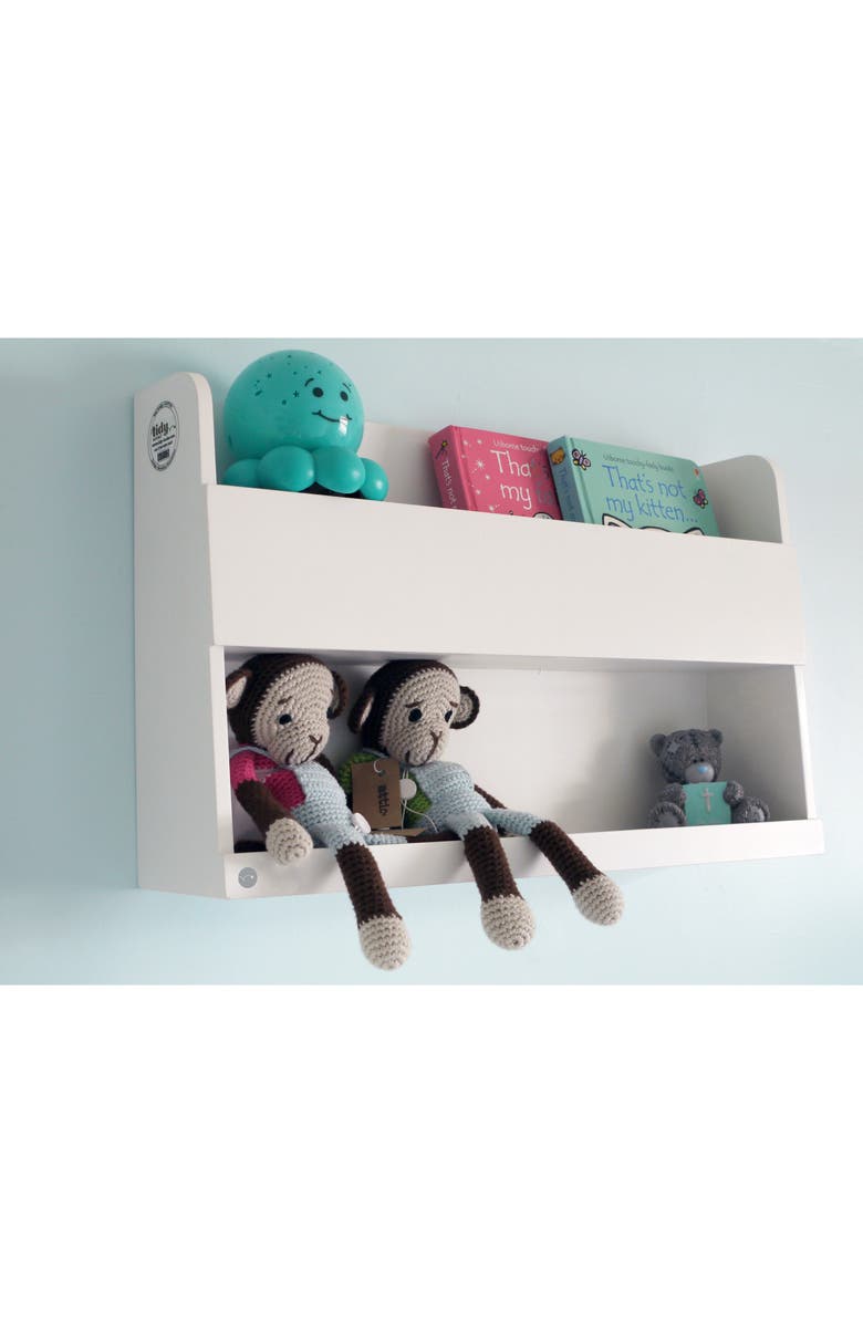 Tidy Books Bunk Bed Buddy Wall Shelf, Alternate, color, Natural
