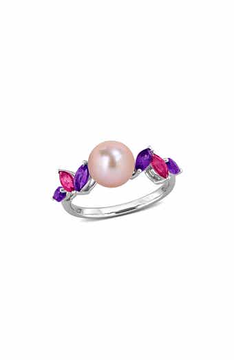Pink Freshwater Pearl Ring