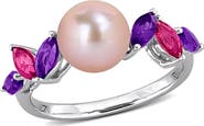 DELMAR Pink Freshwater Pearl Ring