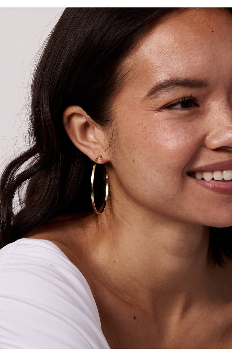 Electric Picks Lawless Large Lightweight Hoops, Alternate, color, Gold