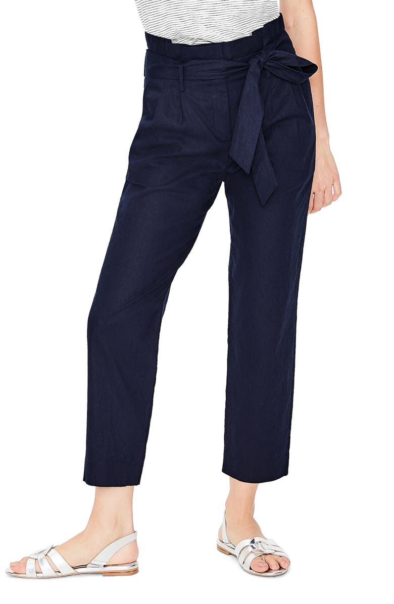 Boden Paperbag Waist Trousers, Main, color, 