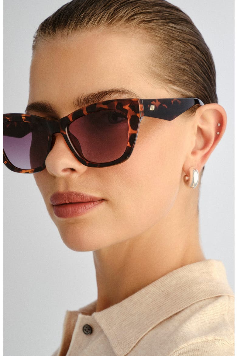 Lumen Cat Eye Sunglasses, Alternate, color, TORTOISE
