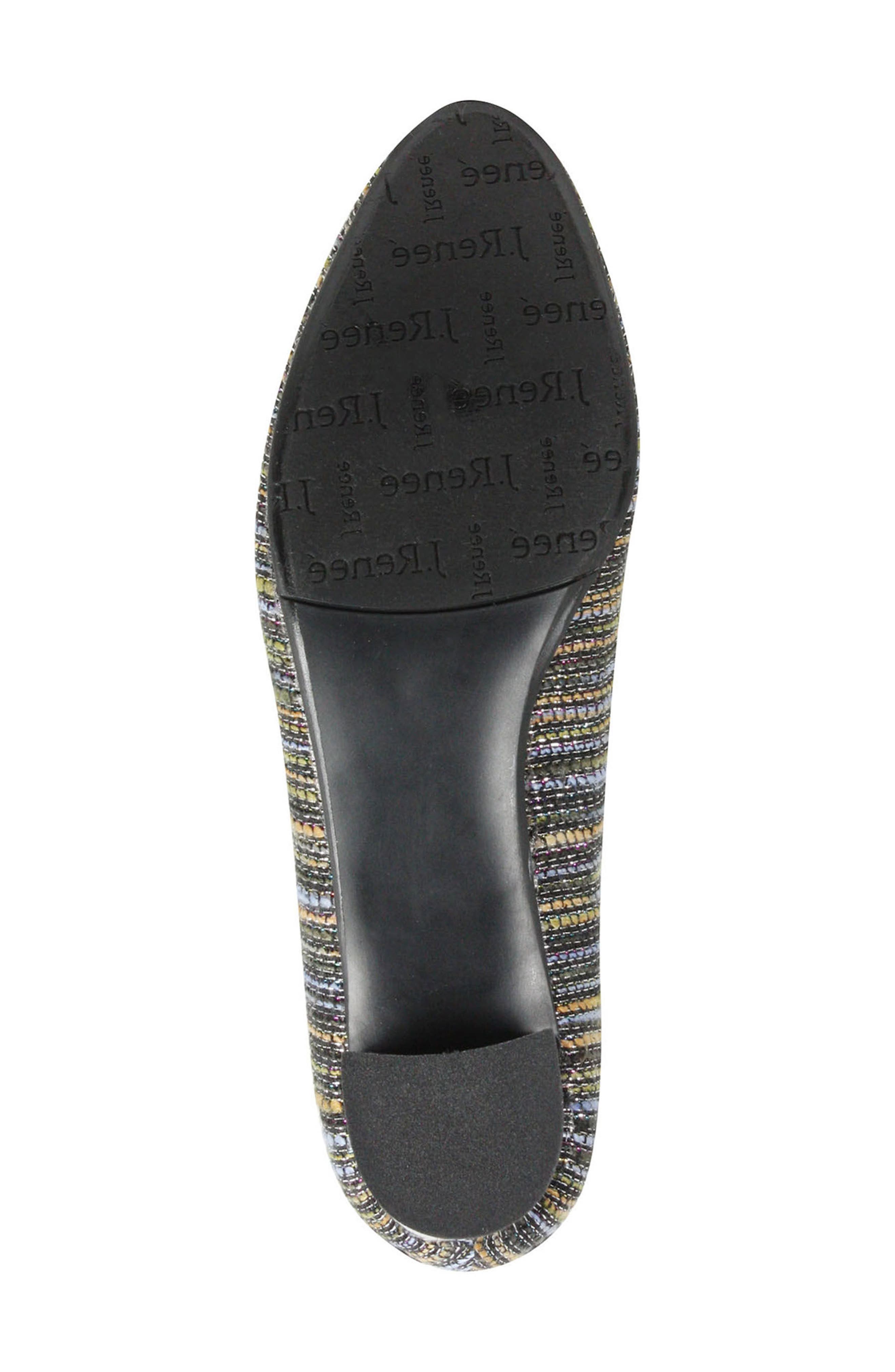 J. Reneé 'Bambalina' Block Heel Glitter Pump, Alternate, color, 