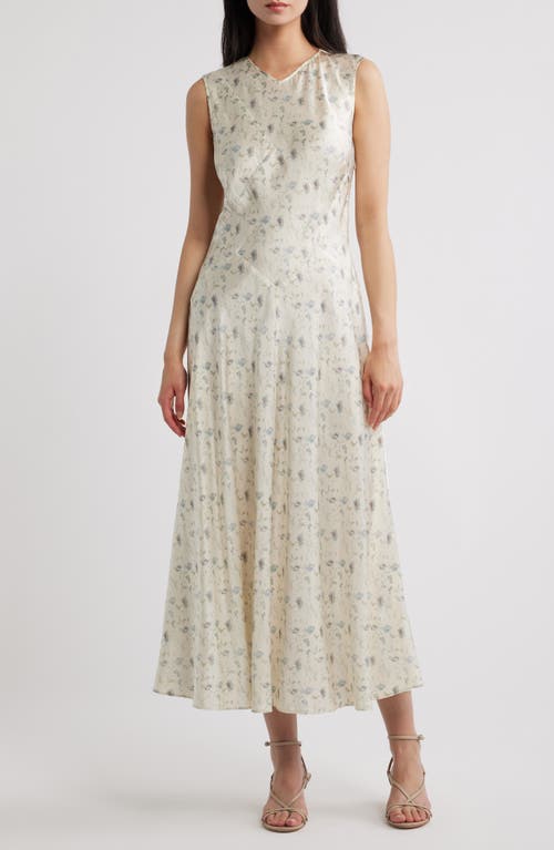 DÔEN Adelana Floral Organic Cotton Midi Dress in Camellia Bloom at Nordstrom, Size Medium