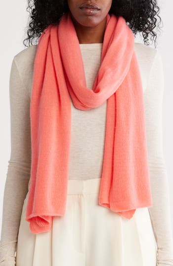 Portolano Merino Wool Blend Eyelash Fringe Wrap Scarf