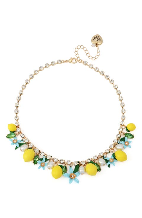 Shaky Lemon Frontal Necklace