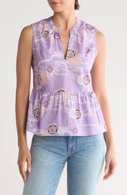 Tart Saraphina Sleeveless Poplin Top