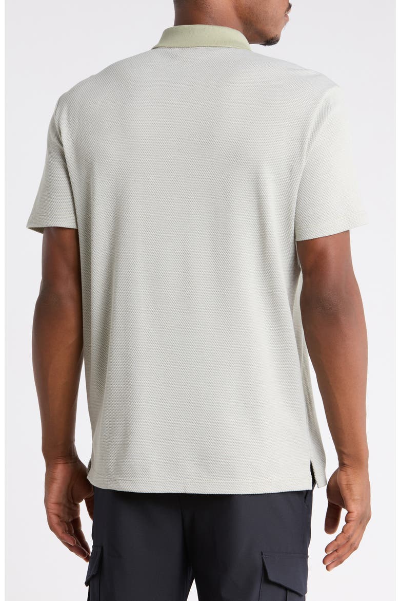 Cotton Blend Pique Polo, Alternate, color, TEA