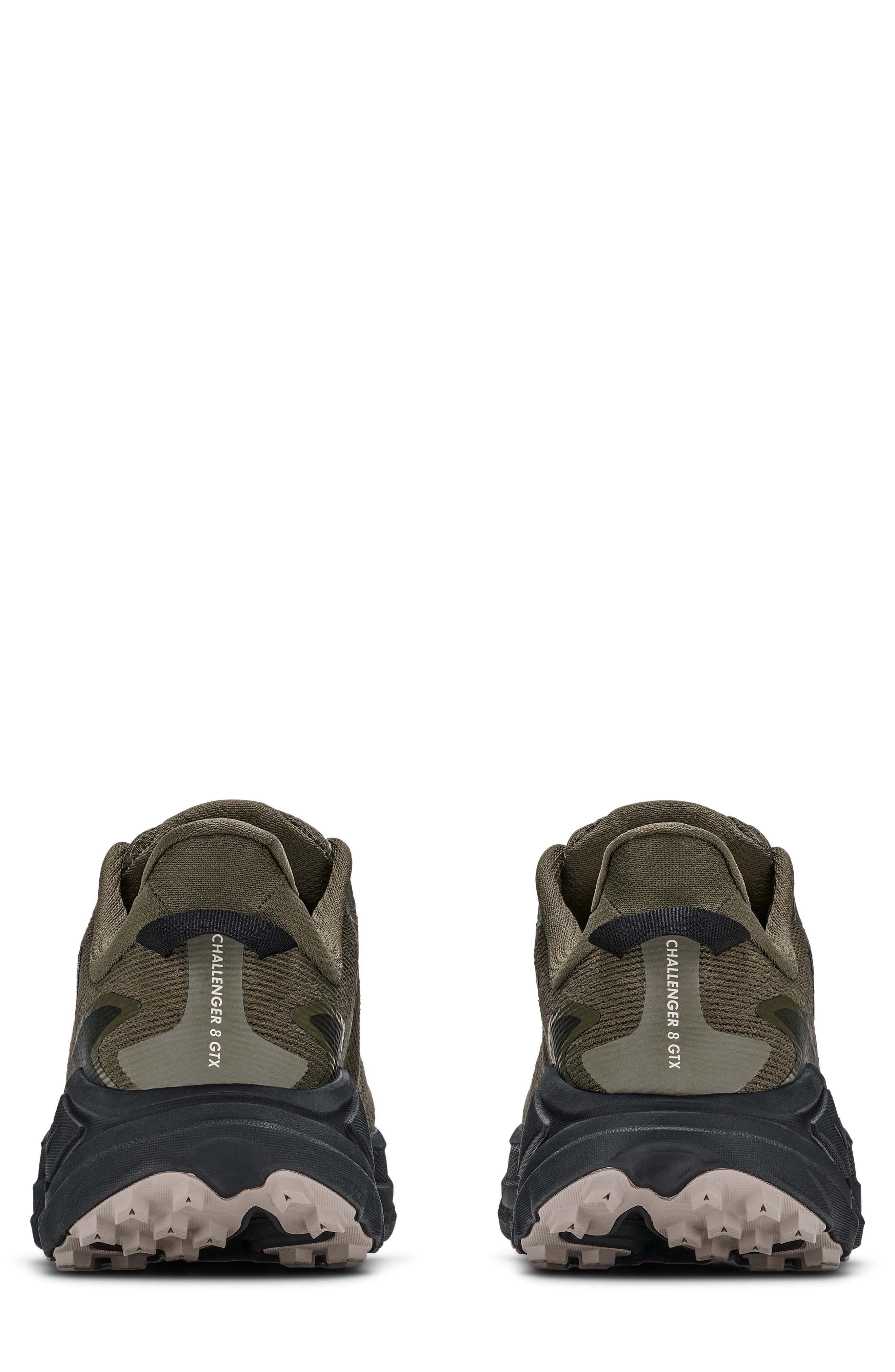 Challenger 8 GTX Gore-Tex® Waterproof Trail Running Shoe, Alternate, color, ANTIQUE OLIVE / BLACK