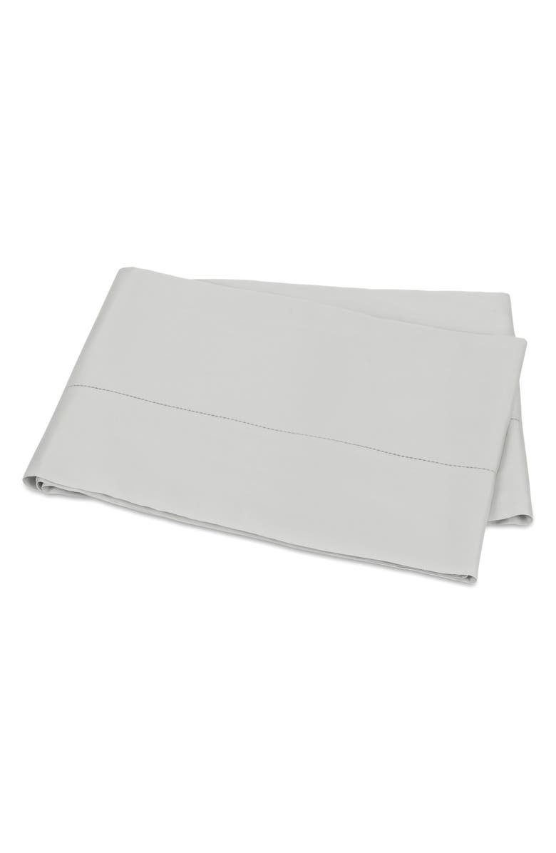 Matouk Talita Hemstitch 615 Thread Count Sateen Flat Sheet, Main, color, 