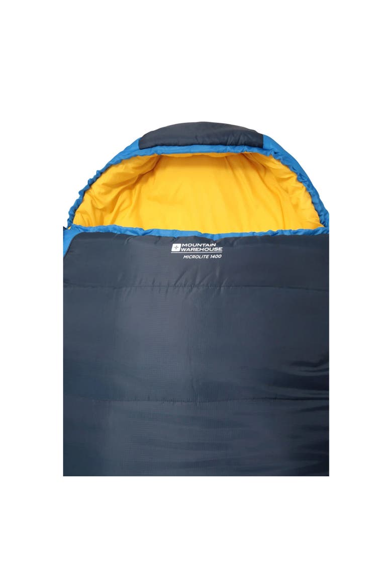 Right Zip Microlite 1400 Mummy Sleeping Bag, Alternate, color, Navy