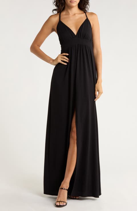 Cross Back Maxi Dress
