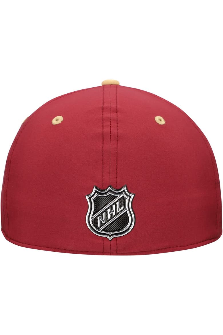 Men's Fanatics  Garnet/Yellow Arizona Coyotes Flex Hat, Alternate, color, Garnet