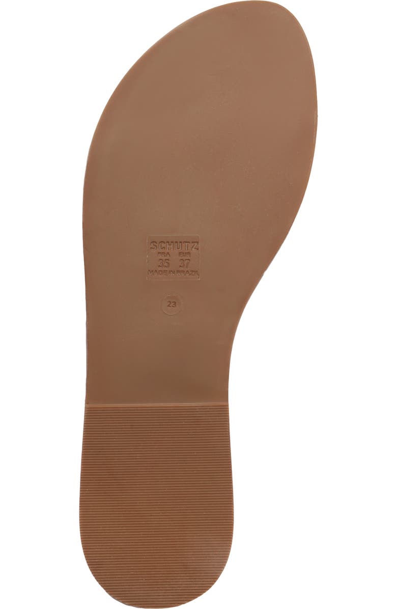 Schutz Valeria Toe Loop Ankle Strap Sandal, Alternate, color, Black