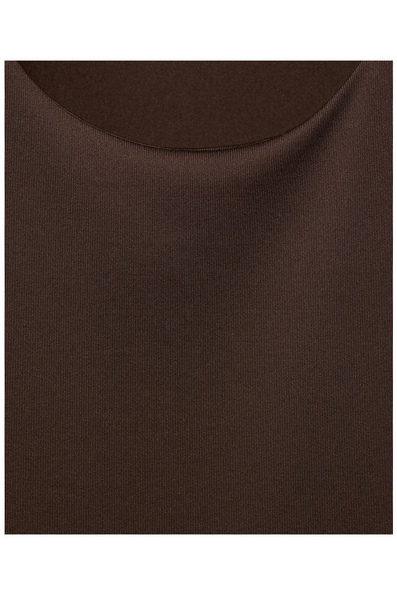 Fitted Sleeveless Top, Alternate, color, BROWN