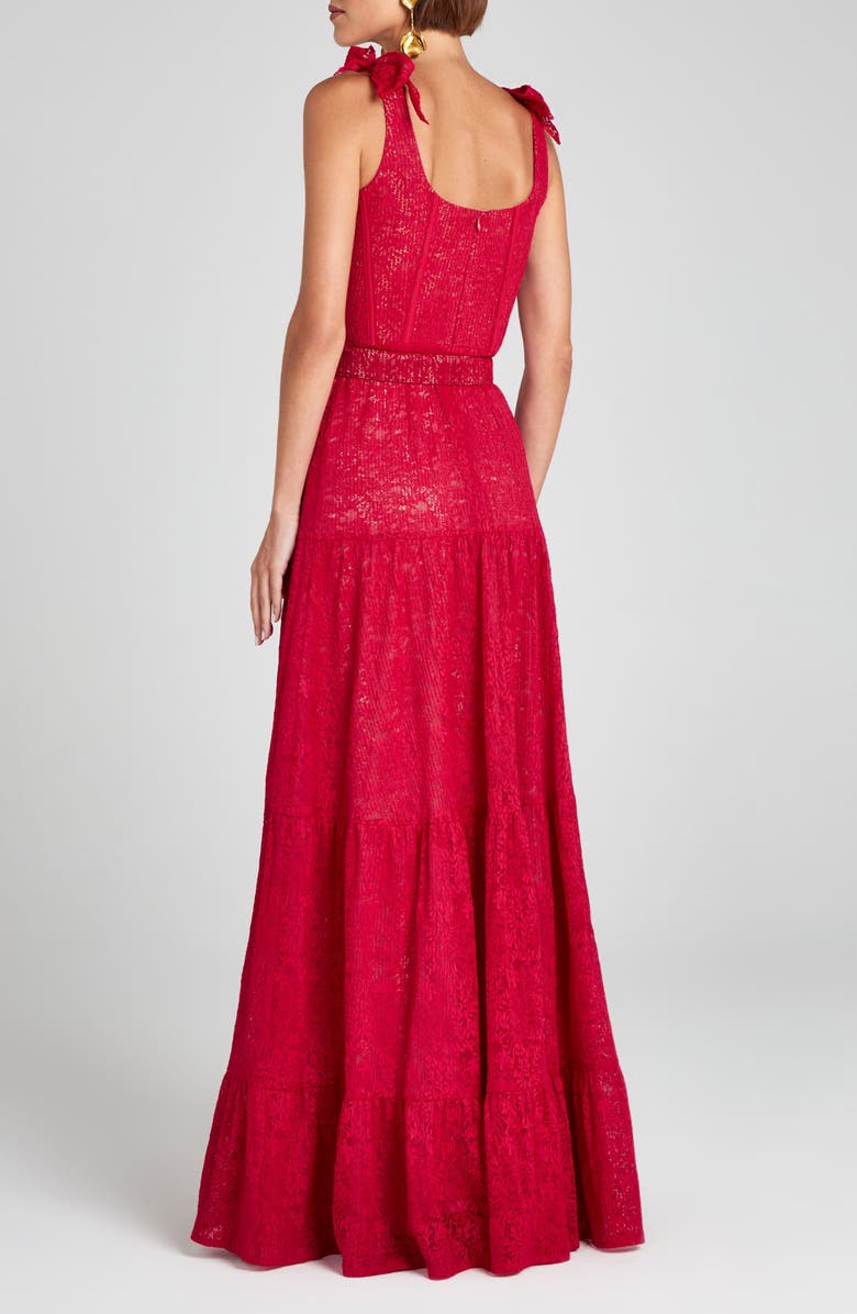NADINE MERABI Miranda Belted Gown, Alternate, color, 