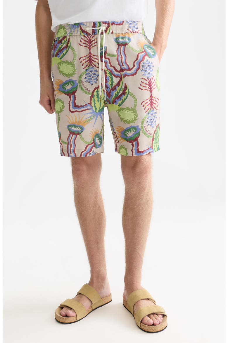 Relaxed Fit Bermuda Shorts, Main, color, DESERT FLORAL INFINITY