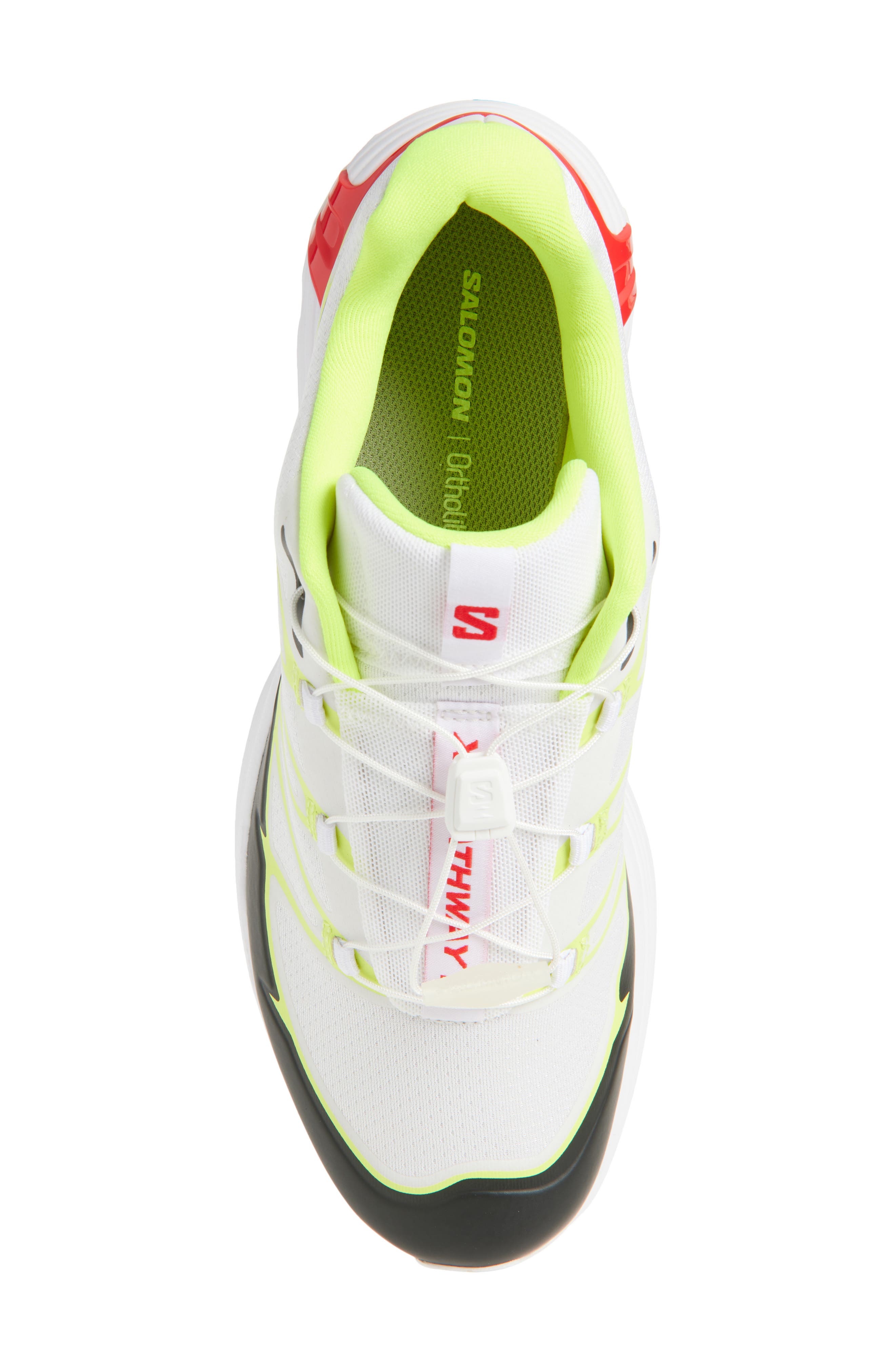 Salomon Gender Inclusive XT-Pathway 2 Sneaker, Alternate, color, White/ Yellow