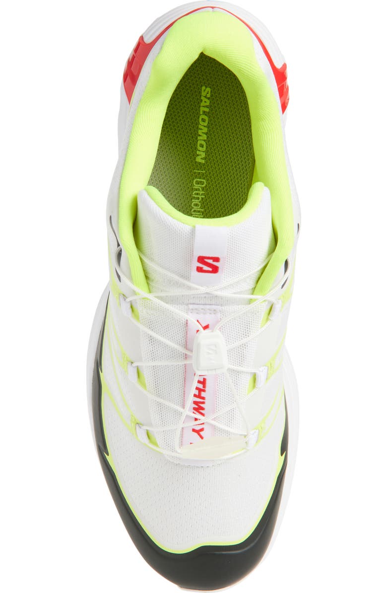 Salomon Gender Inclusive XT-Pathway 2 Sneaker, Alternate, color, White/ Yellow