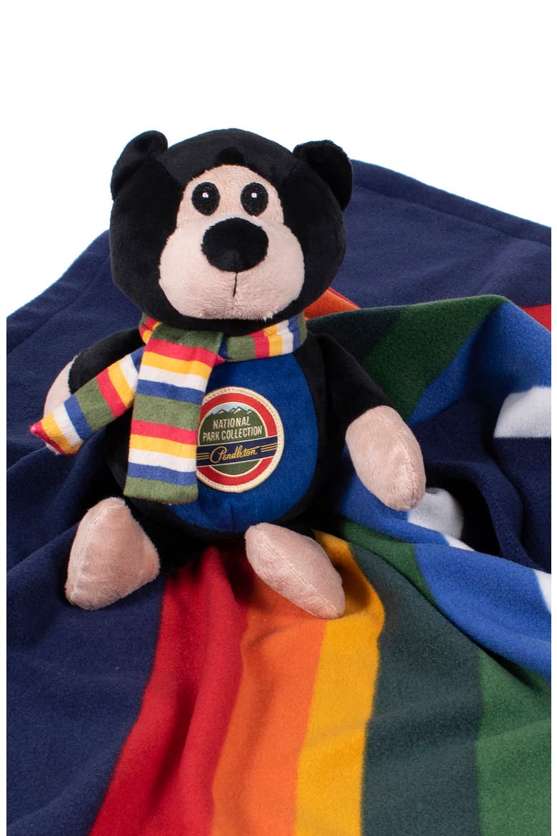 National Park Pet Blanket & Toy Set, Alternate, color, CRATER LAKE BEAR