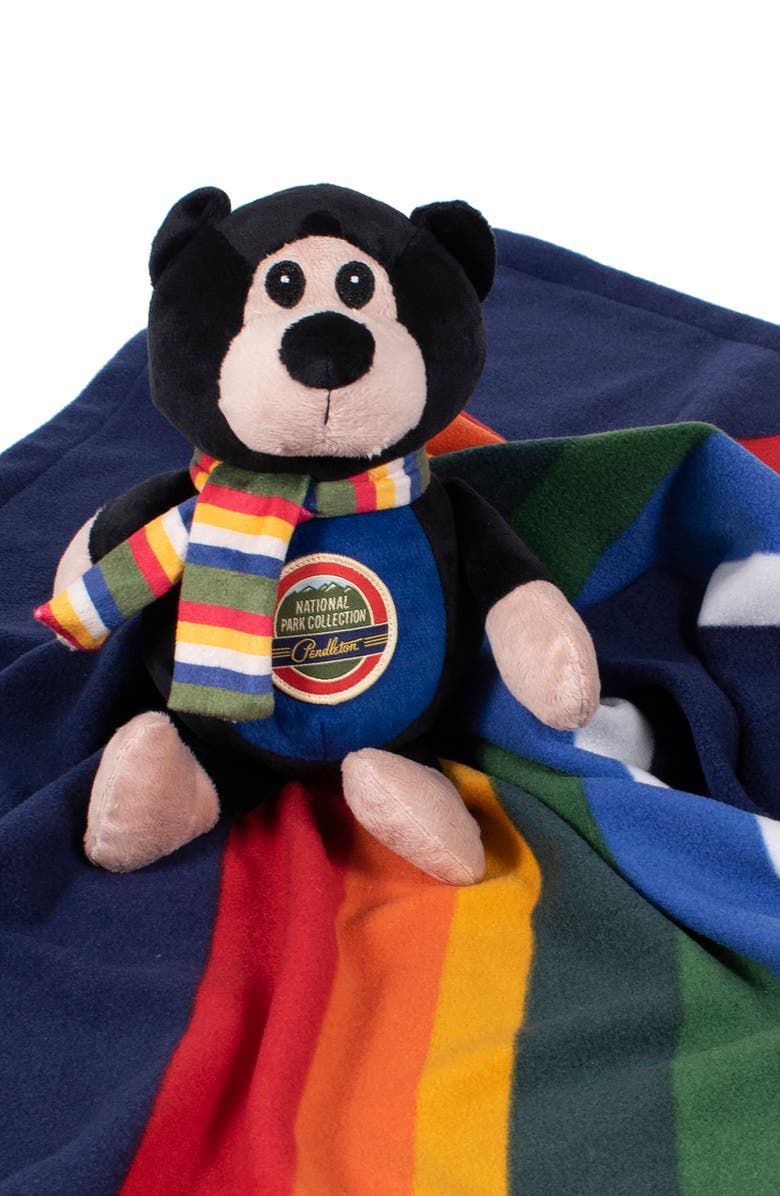 Pendleton National Park Pet Blanket & Toy Set, Alternate, color, Crater Lake Bear
