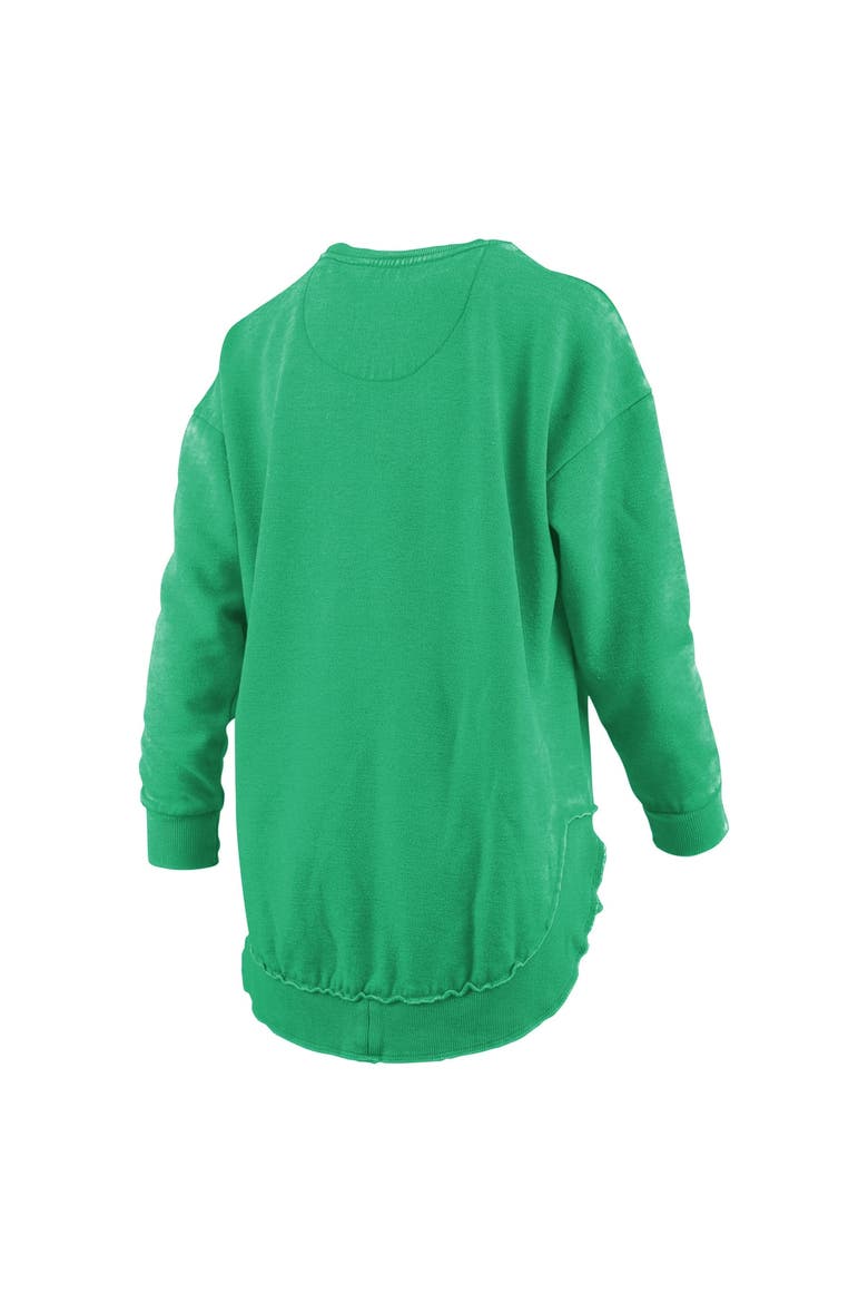 Women's Pressbox  Green Oregon Ducks Blitz Crewneck Sweatshirt, Alternate, color, Green