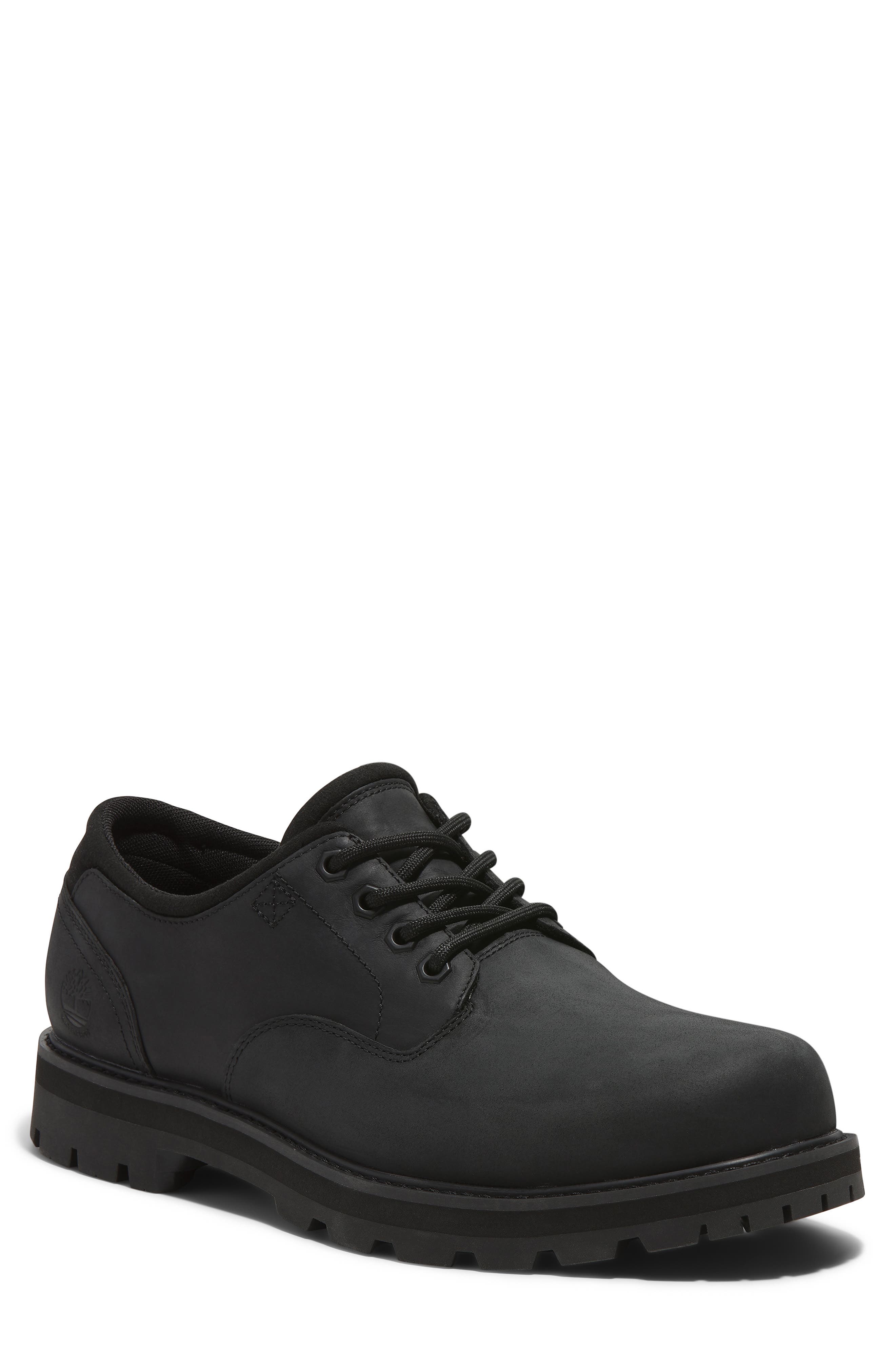 Timberland Britton Road Waterproof Derby, Main, color, Black Full Grain
