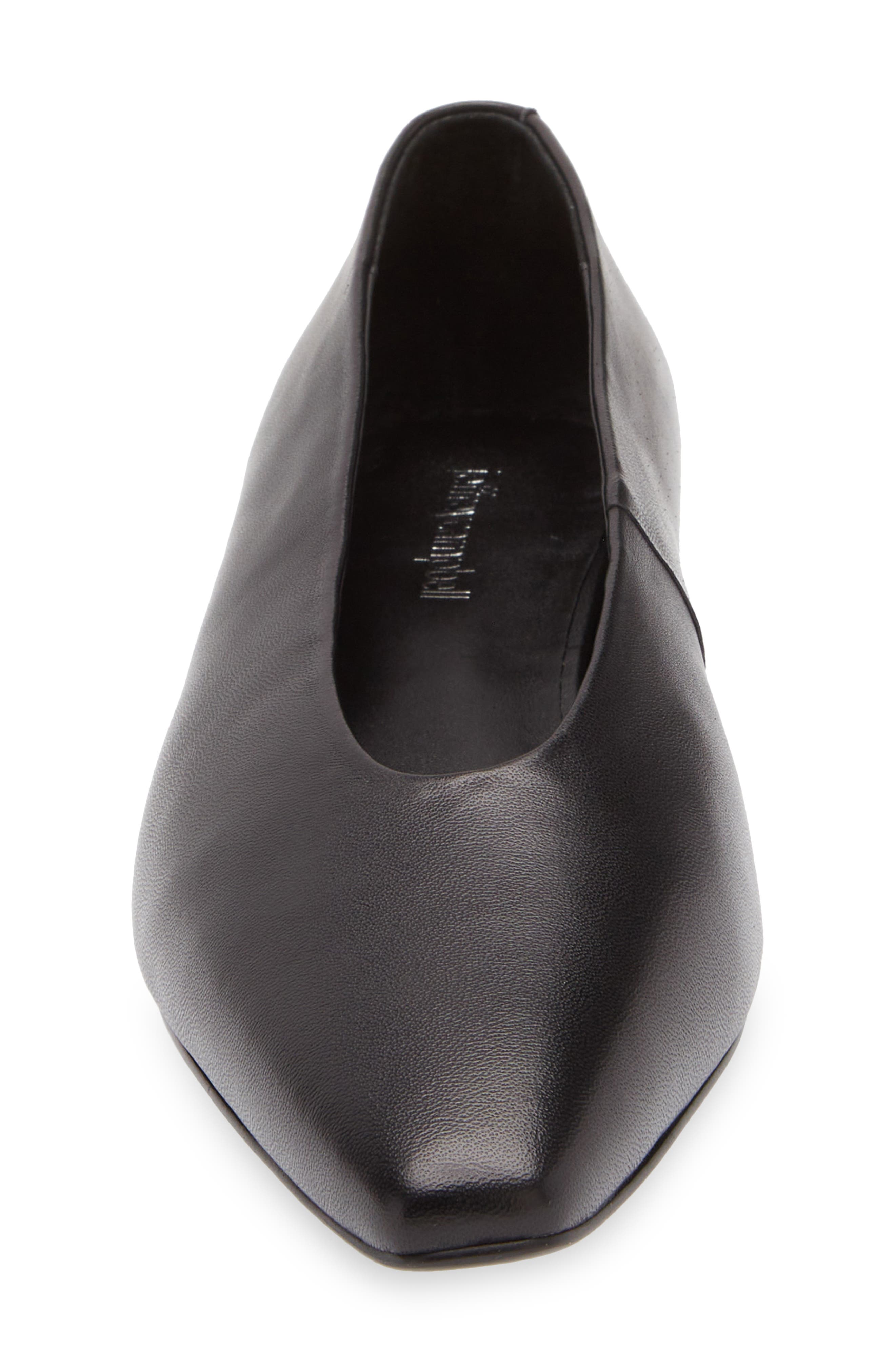 Jeffrey Campbell Hinted Pointed Toe Flat, Alternate, color, Black