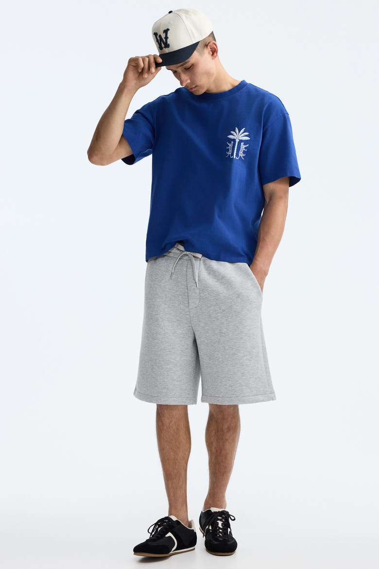 Relaxed Fit Printed Cotton T-shirt, Alternate, color, Blue/Hotel Imaginaire