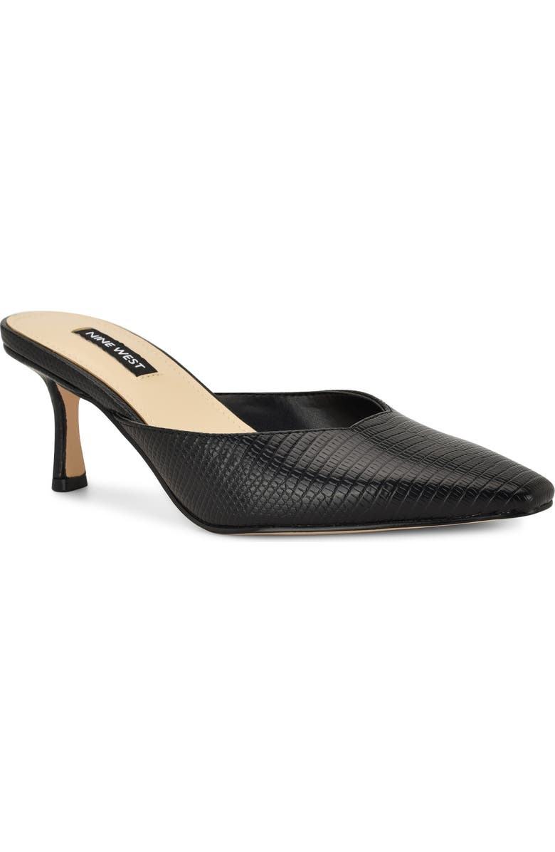 Nine West Camenla Mule, Main, color, Black