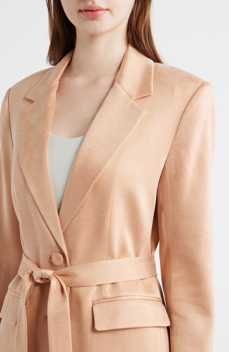 KOBI HALPERIN Jessi Faux Suede Jacket, Alternate, color, Chai